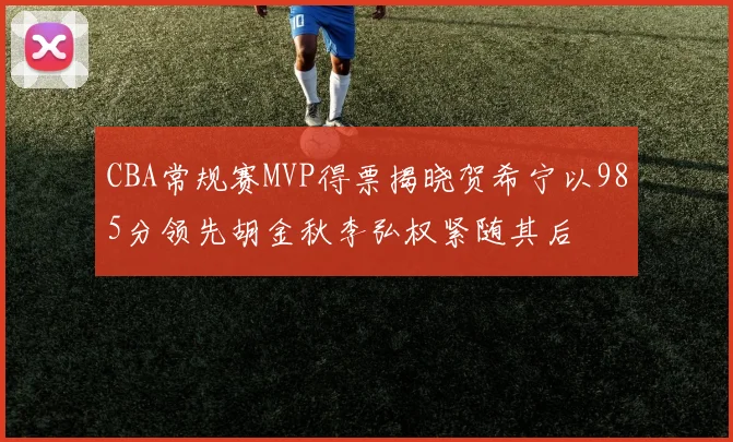 CBA常规赛MVP得票揭晓贺希宁以985分领先胡金秋李弘权紧随其后